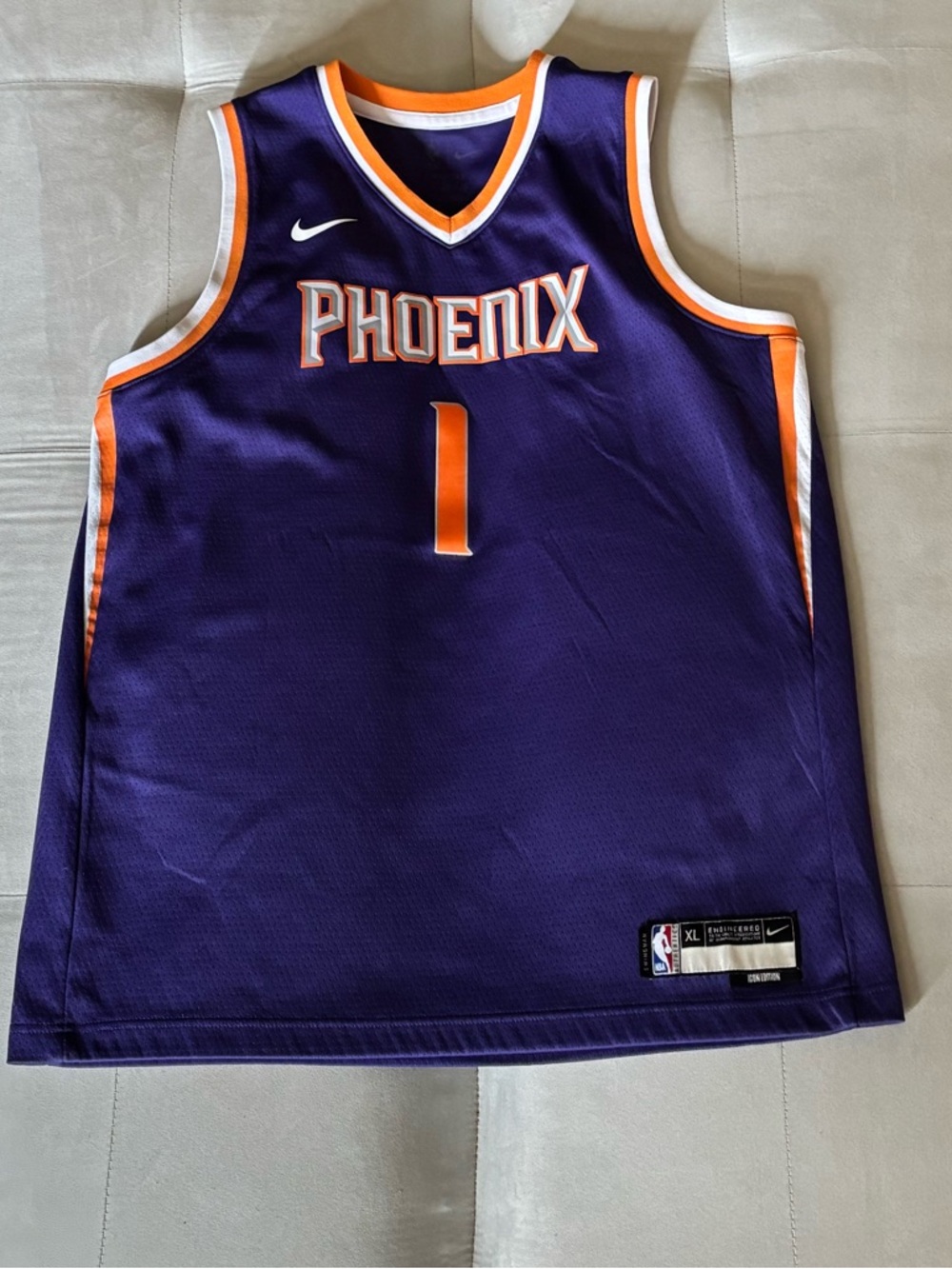 Devin Booker Phoenix Suns Jersey Sz YXL